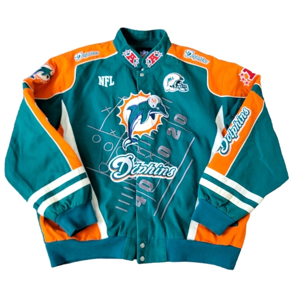 Dolphins Vintage Jacket RARE - Picture 1 of 12